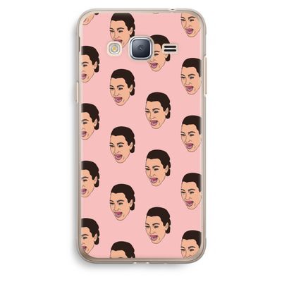 Ugly Cry Call: Samsung Galaxy J3 (2016) Transparant Hoesje