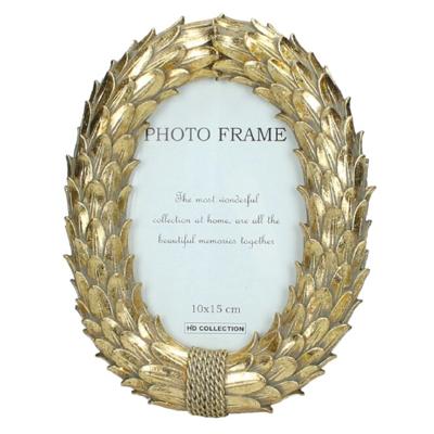 Kersten - Goudkleurig fotolijstje - ovaal - 10x15cm