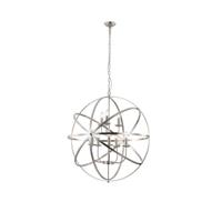 Searchlight Antieke hanglampOrbit 8-lichts zilver - 2478-8SS