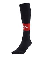 Craft 1905581 Squad Contrast Sock - Black/Bright Red - 46/48