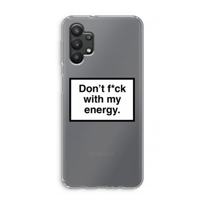 My energy: Samsung Galaxy A32 5G Transparant Hoesje