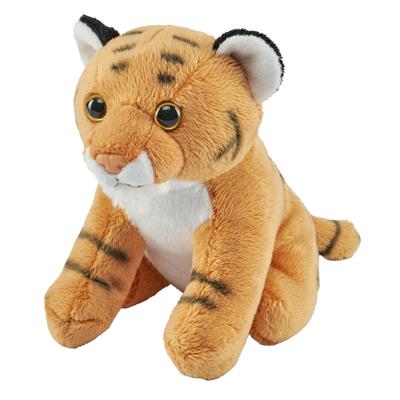 Wild Republic Tijger - pluche knuffel - 13 cm