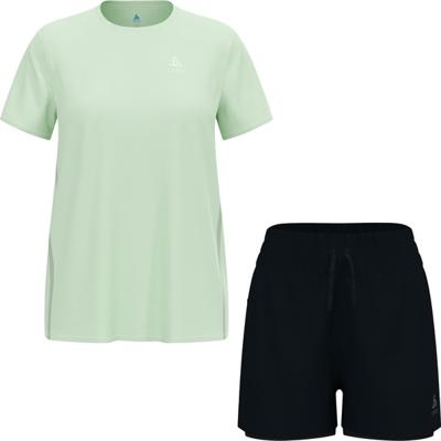 Odlo Zeroweight Shirt 2in1 Short Set Dames