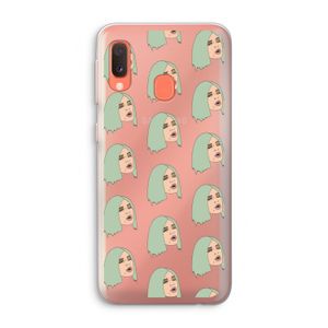 King Kylie: Samsung Galaxy A20e Transparant Hoesje