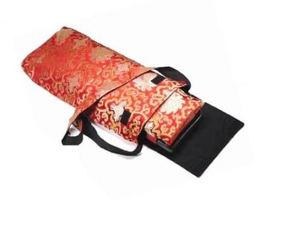 Draagtas voor Meditatiebank Lotus Rood-Goudkleurig