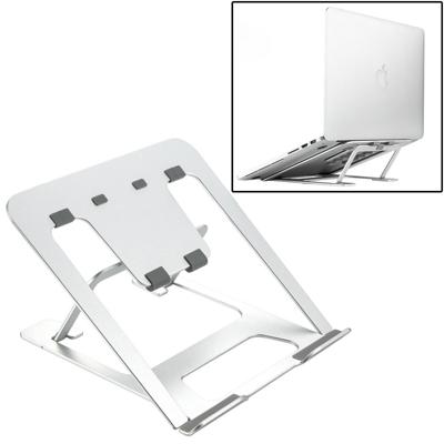 Laptop hoogte Extender houder stand vouwen draagbare computer warmte dissipatie beugel grootte: 22 3 x 23.5 x 1.3 cm (zilver)