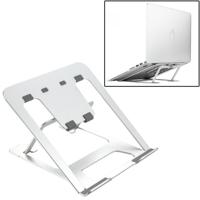 Laptop hoogte Extender houder stand vouwen draagbare computer warmte dissipatie beugel grootte: 22 3 x 23.5 x 1.3 cm (zilver)