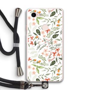 Sweet little flowers: Pixel 3 XL Transparant Hoesje met koord
