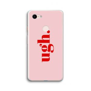 Ugh: Google Pixel 3 XL Transparant Hoesje