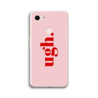 Ugh: Google Pixel 3 XL Transparant Hoesje