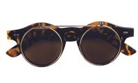 Bril Vintage flip-up