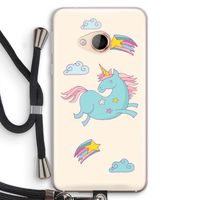 Vliegende eenhoorn: HTC U Play Transparant Hoesje met koord