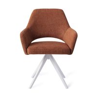Jesper Home Yanai eetkamerstoel Tuscan Terra turn white