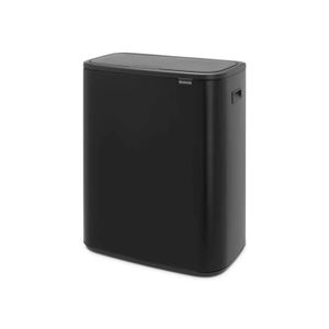 Brabantia Bo Touch Bin afvalemmer 60 liter met kunststof binnenemmer - Matt Black