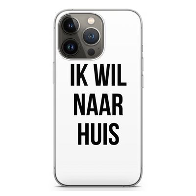 Ik wil naar huis: iPhone 13 Pro Transparant Hoesje