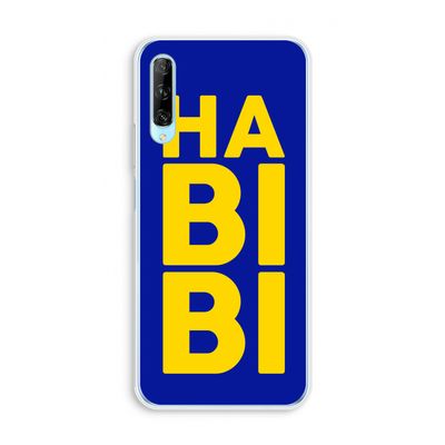 Habibi Blue: Huawei P Smart Pro Transparant Hoesje