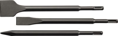 Promat Set insteekgereedschap | SDS-plus 3-delig | in kunststofbox | lengte 250 mm | KU-box - 4000812480 - 4000812480