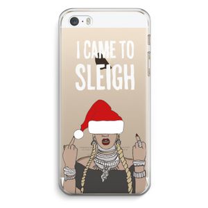 Came To Sleigh: iPhone 5 / 5S / SE Transparant Hoesje