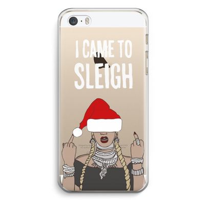 Came To Sleigh: iPhone 5 / 5S / SE Transparant Hoesje