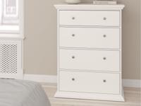 Commode NORTON 4 lades wit Commode NORTON 4 lades wit