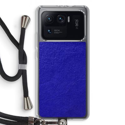 Majorelle Blue: Xiaomi Mi 11 Ultra Transparant Hoesje met koord