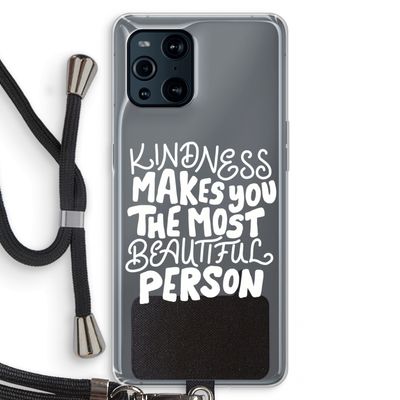 The prettiest: Oppo Find X3 Pro Transparant Hoesje met koord