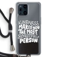 The prettiest: Oppo Find X3 Pro Transparant Hoesje met koord