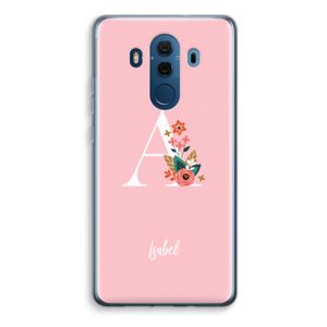 Pink Bouquet: Huawei Mate 10 Pro Transparant Hoesje