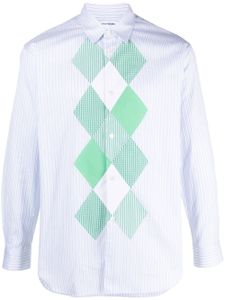 Comme Des Garçons Shirt chemise en coton à rayures - Blanc