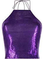 Atu Body Couture haut crop à dos-nu - Violet