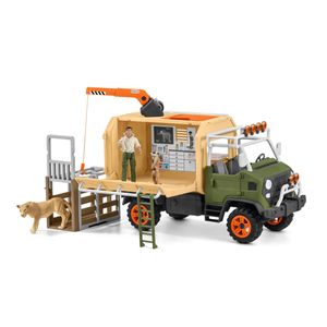 Schleich Wild Life - Grote truck dierenambulance speelgoedvoertuig