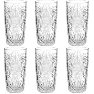 Secret de Gourmet - 6x stuks longdrink glazen Ayla - 350 ml - glas - Drinkglazen - Waterglazen