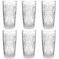 Secret de Gourmet - 6x stuks longdrink glazen Ayla - 350 ml - glas - Drinkglazen - Waterglazen