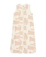 HEMA Baby Slaapzak Mouwloos Katoen 0.5tog Beige (beige)
