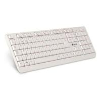 Toetsenbord NGS NGS-KEYBOARD-0284 Wit Qwerty Spaans