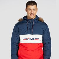 Fila Fila anoraks winterjas rood/blauw heren heren - thumbnail
