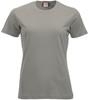 Clique 029361 New Classic-T Ladies - Zilvergrijs - XXL