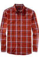 OLYMP Casual Regular Fit Overhemd rood, Ruit