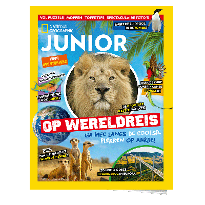 National Geographic Junior Op wereldreis