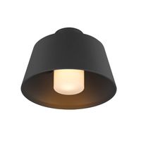 SLV Veranda plafondlamp Phontoni zwart - Ø 25cm 1007586