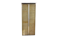 Hoge tuinkast 80x82x180 cm- - Hout- Lutrabox Hoge tuinkast 80x82x180 cm- - Hout- Lutrabox