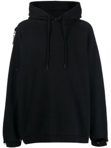 Raf Simons hoodie en coton à imprimé graphique - Noir