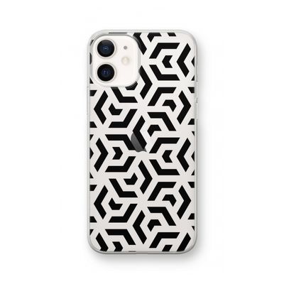 Crazy pattern: iPhone 12 Transparant Hoesje
