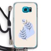 Leaf me if you can: Samsung Galaxy S6 Transparant Hoesje met koord