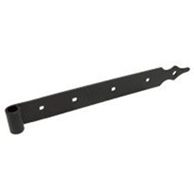 GB heng 1000x45x5 pendia Ø16 vierkant Rustica epoxy zwart etiket | 1 stuk - 17343419