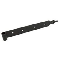 GB heng 1000x45x5 pendia Ø16 vierkant Rustica epoxy zwart etiket | 1 stuk - 17343419