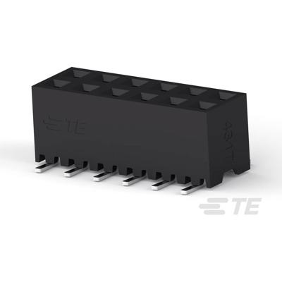 TE Connectivity 1-2314844-4 Female header, inbouw (standaard) Inhoud: 1 stuk(s) Tube