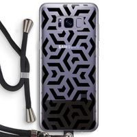 Crazy pattern: Samsung Galaxy S8 Plus Transparant Hoesje met koord