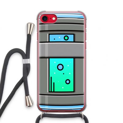 Chug Bottle: iPhone SE 2020 Transparant Hoesje met koord