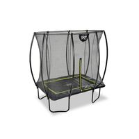 Exit Silhouette trampoline met net - 214 x 153 cm - Zwart - thumbnail